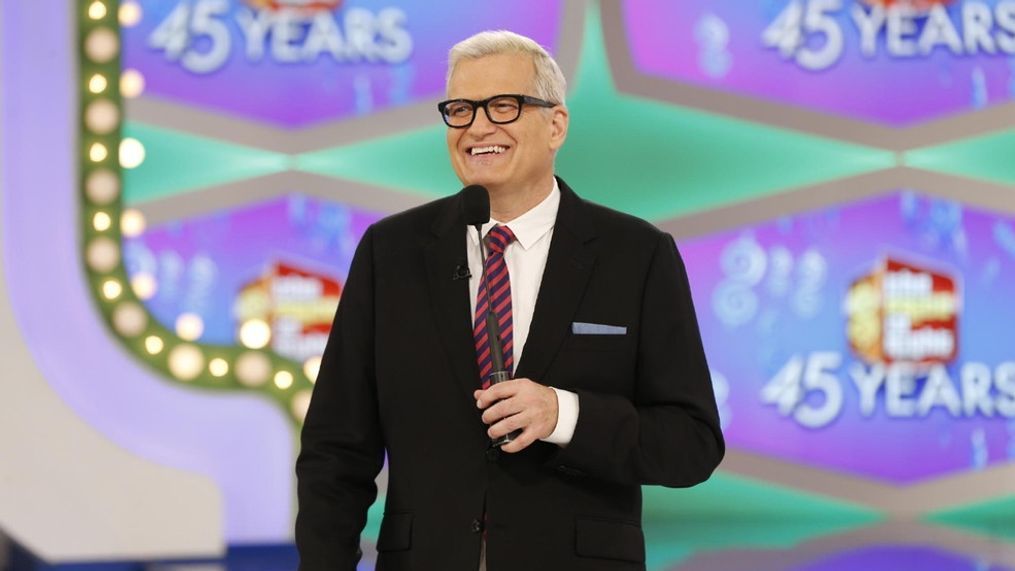 FILE -- In this image released by CBS, host Drew Carey appears on the set of "The Price is Right."  (Monty Brinton/CBS via AP)