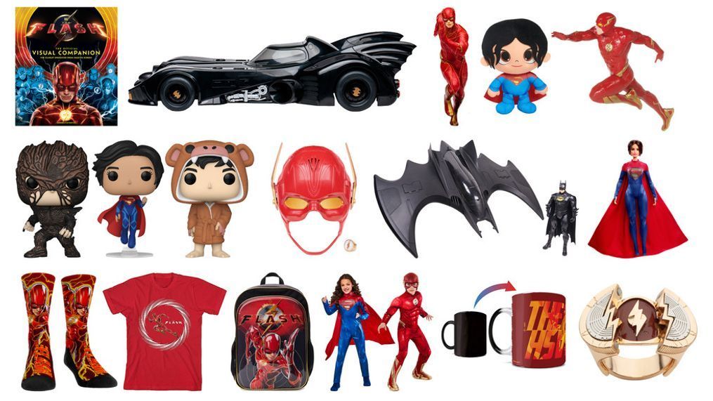 Collectable roundup: The Flash (Photo: Warner Bros., McFarlane Toys, Hallmark, Funko, Spin Master, Mattel, Rock 'Em, Trend Setters, Salesone)